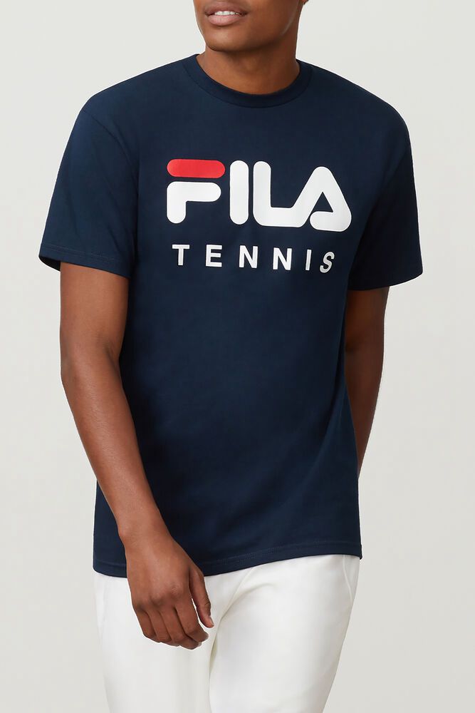 Tricou Fila Barbati Bleumarin Tennis MGJZ-60142